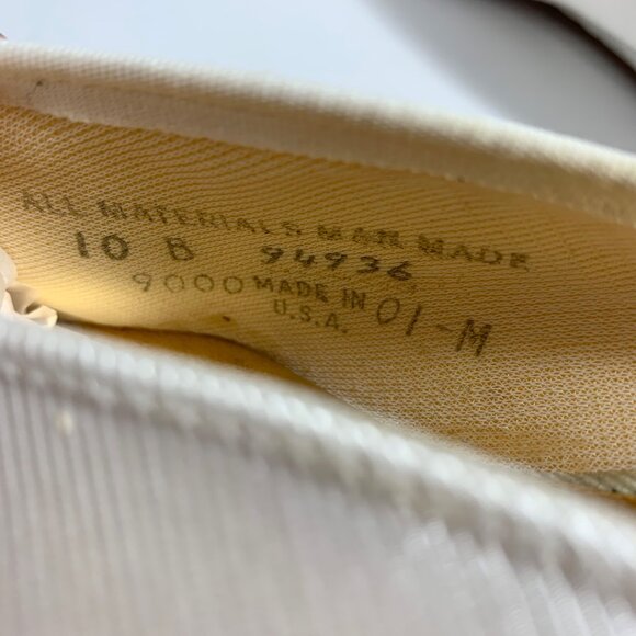 Port Of Naples Womens Ivory Slip-On Embroidered Mules Made In Italy Size 10B - Picture 7 of 9